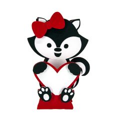 Skunk Slice Valentine Card
