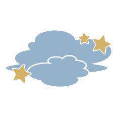 Stars and clouds