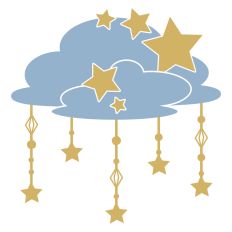 Stars and clouds dreamcatcher