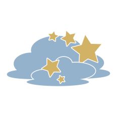 Stars and clouds