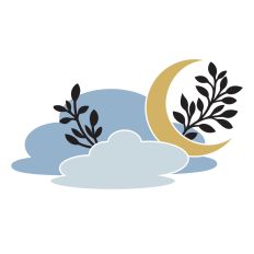 Autumn clouds decor