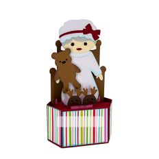 Sleepy Mrs. Claus Pop Up Card