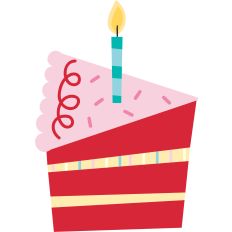 Slice of Birthday Cake
