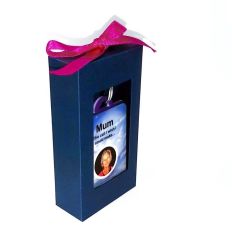 Slide box for 'mobile phone' style keyrings