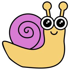 Snail with Big Eyes