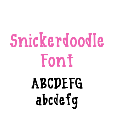 Snickerdoodle Font, Serif Font, Cute Craft Font
