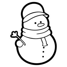 Snow man lines