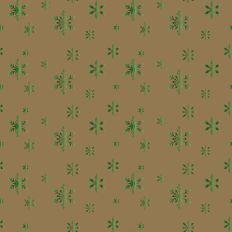 Sparkle Christmas—Green Snowflake - Kraft