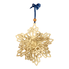 Snowflake 3D Ball Leafy Ornament