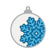 snowflake svg, ornament with a snowflake on it, christmas ornament, winter snowflake, multi layered ornament