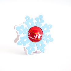 Christmas candy holder - Snowflake
