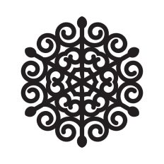 Snowflake mandala