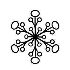 Cute snowflake
