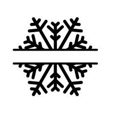 Snowflake borders