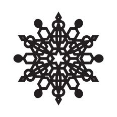 Snowflake mandala