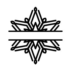 Snowflake borders