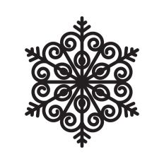 Snowflake mandala