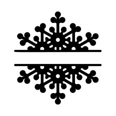 Snowflake borders