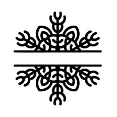 Snowflake borders