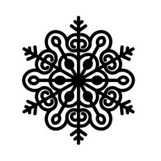 Intricate snowflake