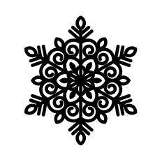 Snowflake mandala