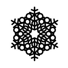 Snowflake mandala