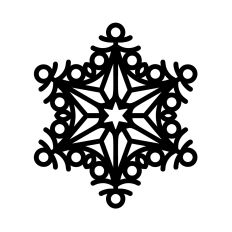 Snowflake intricate design