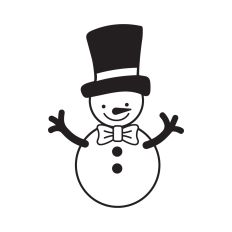 Snowman with Top hat