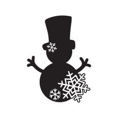 Snowman Silhouette
