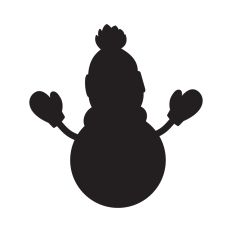 Snowman Silhouette
