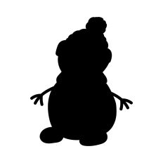 Snowman template