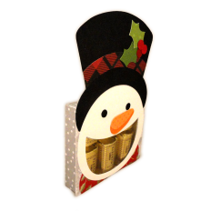 Wide Mouth Snowman Nugget Choc Card