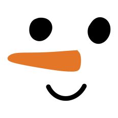 Snowman Face 4