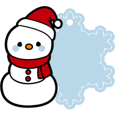 cute snowmen tag
