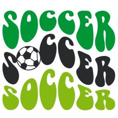 Retro Soccer Word