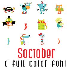 Soctober Full Color Font