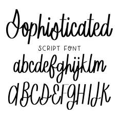 BFC Sophisticated Tall Vintage Script Cursive Font