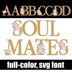 Soul Mates Color Font