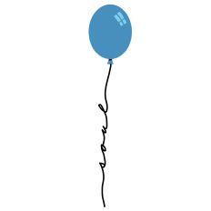 SOUL STRING ON BLUE BALLOON – RABEA BILZ