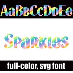 Sparkles Color Font