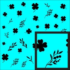 Shamrock and leaves Pattern