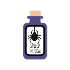 Spider Venom Potion Bottle with Printable Label