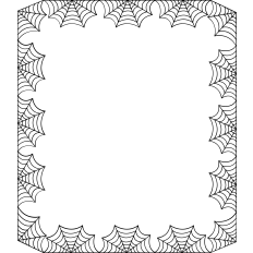 rectangular spiderweb frame