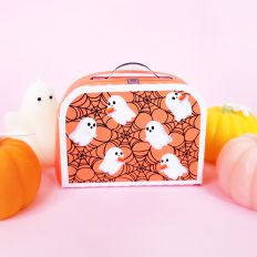 Ghost and Spiderweb Halloween Lunch Box