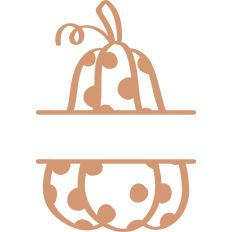 Split Dotted Gourd Frame