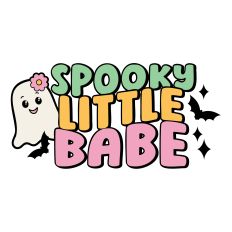 Spooky Little Babe Halloween Quote
