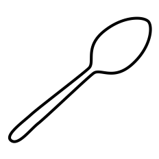 Simple Spoon Icon