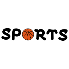 Sports Title with Basketball Ball