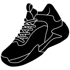 Sports Shoe Silhouette