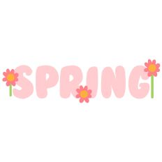spring with flowers